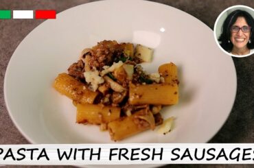 Pasta with Homemade Sausages, Mushrooms, and Truffle | Step by Step Recipe with No Casing