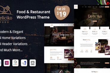 Deliciko - Restaurant WordPress Theme | Themeforest Website Templates and Themes