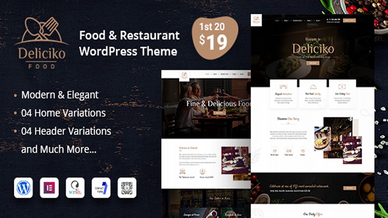 Deliciko – Restaurant WordPress Theme | Themeforest Website Templates and Themes Deliciko - Restaurant WordPress Theme | Themeforest Website Templates and Themes