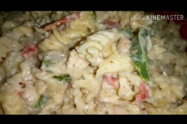 White Sauce Pasta | Cooking With Khushi | #WhiteSaucePasta