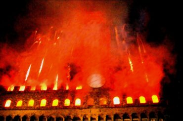 Fireworks in Florence, Italy