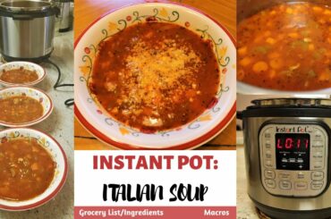 Instant Pot Italian Soup Recipe