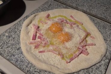 Bacon & Egg Pizza? Or is it Carbonara?