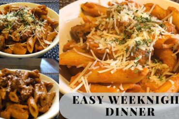 Creamy Sausage Pasta Recipe| Very QUICK and EASY Weeknight Dinner| Season That Ish