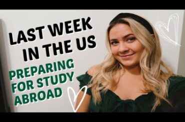 Preparing to Study Abroad in Italy with AIFS: Last week in the US Vlog!