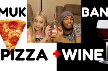 PIZZA AND WINE MUKBANG