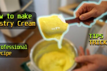 How to make Pastry Cream | Italian professional recipe | Tips & Tricks | Perfect Technique | Mancio