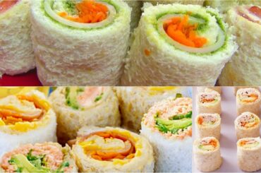 Sandwich Rollups or Pinwheels - Bread Sushi - Kid's Video Recipes - Perfect Summer Recipe