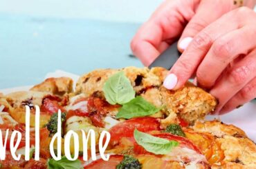 Caprese Galette With Balsamic Reduction Whisks You Away To Italy | Recipe | Well Done