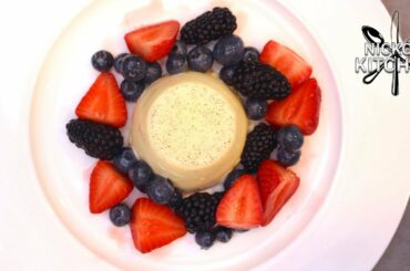 Panna Cotta with Summer Berries ❤️ Perfect Valentines Dessert