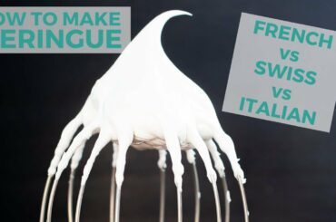 How to Make Meringue: French vs Swiss vs Italian