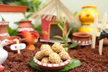 Miniature Cooking | Nuvvula Laddu Recipe | Real Mini Kitchen | Mini Food Hut