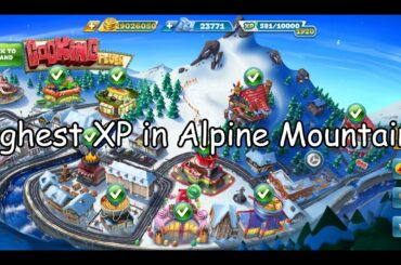 Cooking Fever - The highest XP level in each of Alpine Mountains 20200131