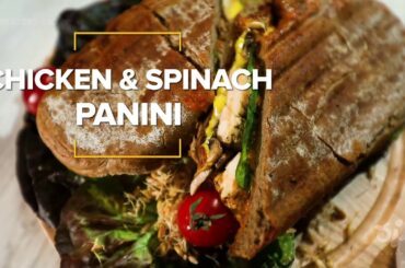 Recipe for chicken and spinach panini
