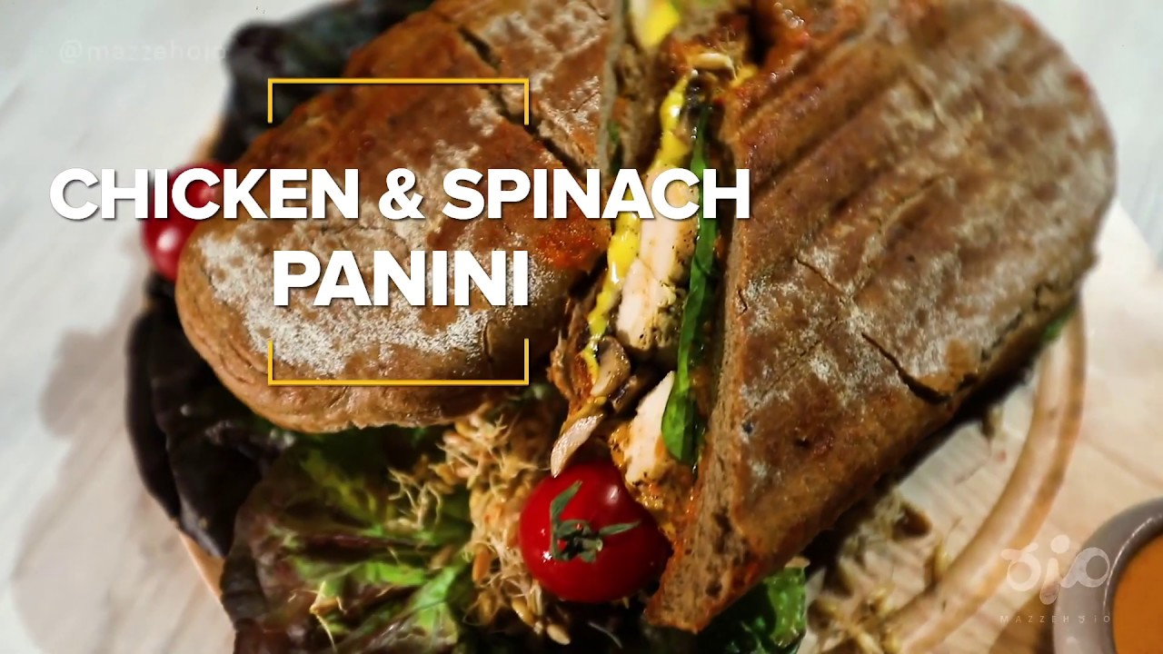 Recipe for chicken and spinach panini Recipe for chicken and spinach panini