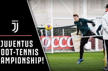 TRAINING | WHO WILL BE THE JUVENTUS FOOT-TENNIS CHAMPION? ⚽️🎾🏆