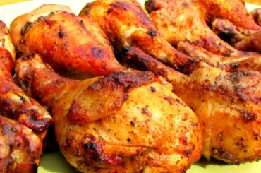 Zesty Marinated Grilled Chicken Legs - BBQ Chicken Recipe