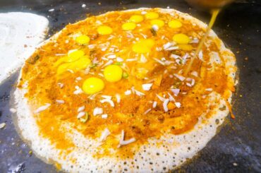 13 Quail Eggs Dosa!! Indian Street Food + Goli Soda in Kochi, India!