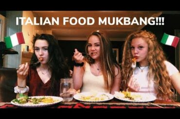 ITALIAN FOOD MUKBANG!!!!!!