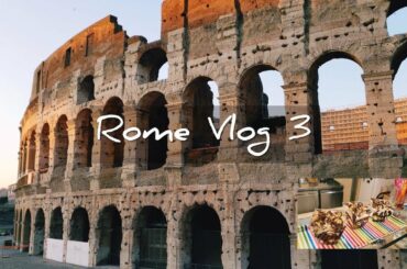 Rome Vlog 3: Missing class, taking an Italian cooking class & more!