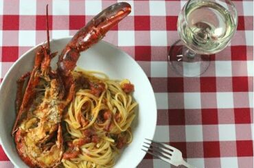 Linguine with Lobster Sauce -  Rossella's Cooking with Nonna