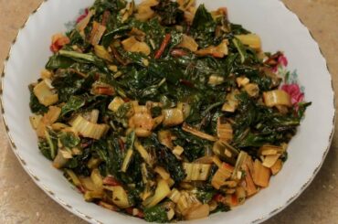 Swiss Chard Recipe with Michael's Home Cooking