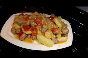 Yummy ! Peperonata With Sausage.