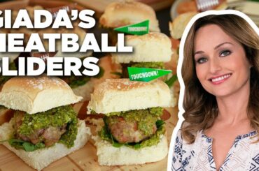 Mortadella Meatball Sliders with Giada De Laurentiis | Food Network
