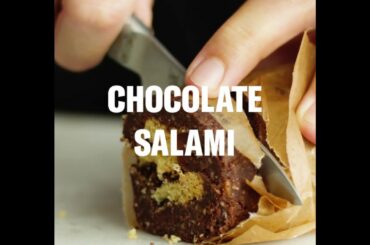 'Chocolate' Salami - Recipe from The 7 Day Vegan Challenge