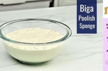 How To Make Biga / Poolish / Sponge Bread Tip | Kosher Pastry Chef