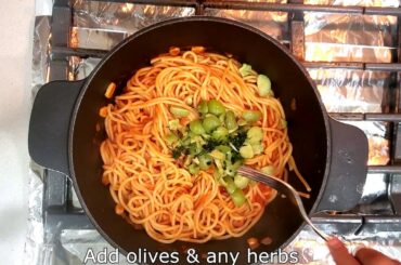 Tomato spaghetti pasta | simple tomato pasta | easy cooking