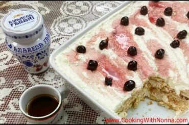 Amarena Ice Box Cake -  Rossella's Cooking with Nonna