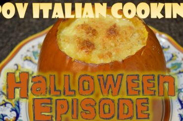Mac & Cheese Baked in a Pumpkin: POV Italian Cooking Episode 44