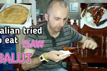 #28 | Italian tried some Filipino Street Food & Sweet Delicacy | Filipina-Italian Couple
