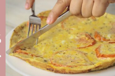 Tomato Omelette | Tomato and Egg Recipe | ASMR Cooking | LadyBug Kitchen [No Music]