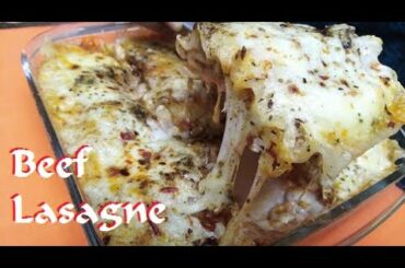 Recipe of Lasagna | Beef & Cheese Lasagna recipe by Food n Food