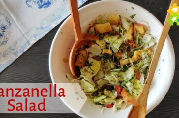 Quick Panzanella Salad Recipe | Panzanella Salad Recipe With Lettuce | Panzanella Salad