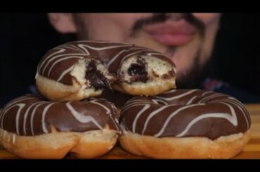 MUKBANG ITA | DONUTS ZEBRATI AL CIOCCOLATO (LIDL) EATING SHOW ITALIANO *ASMR NO TALKING CIBO