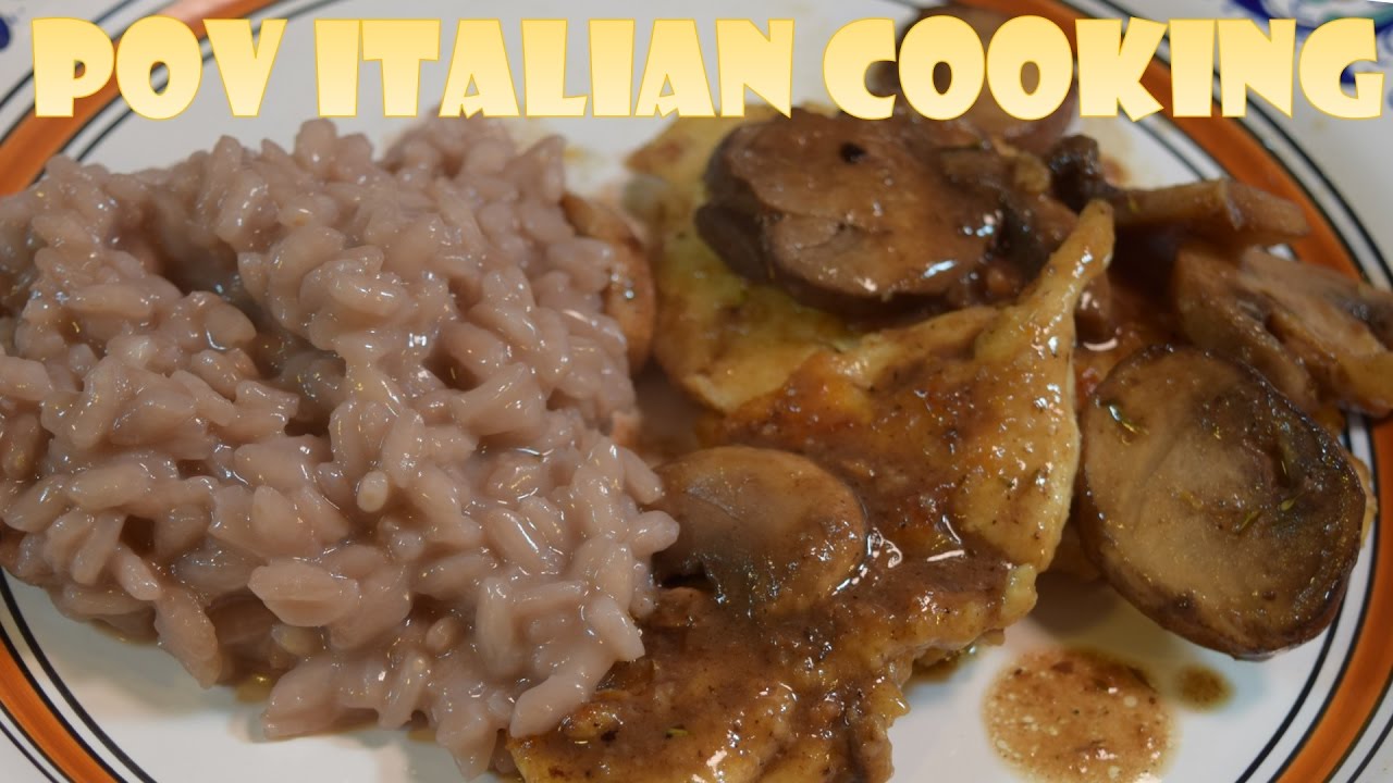 Chicken in Red Wine Mushroom Sauce: POV Italian Cooking Episode 52 Chicken in Red Wine Mushroom Sauce: POV Italian Cooking Episode 52