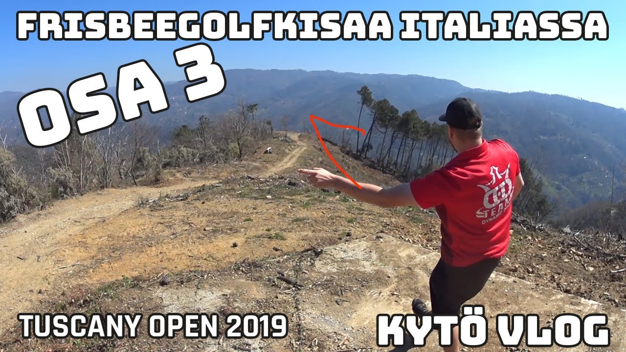 Frisbeegolfkisaa Italiassa. Tuscany Open 2019 osa 3 Frisbeegolfkisaa Italiassa. Tuscany Open 2019 osa 3