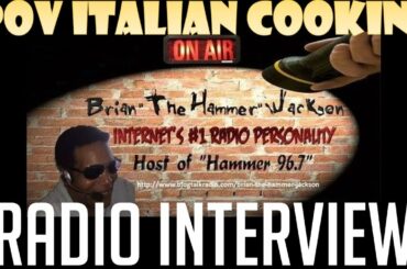 POV Italian Cooking on Brian Hammer Jackson & Ellen J in the Morning Radio Show