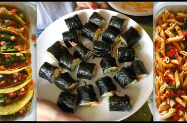 3 Vegan Recipes in 1 - Italian, Mexican and Japanese