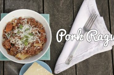 DINNER PARTY RECIPES | Melt In Your Mouth Pork Ragu Recipe