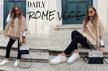 A REAL DAY IN THE LIFE | ROME | Cooking, going to class, ect...