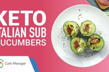 Keto Italian Sub Cucumbers Recipe