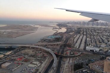 Dawn Landing at DXB  Dubai International Airport