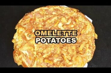 ||HOW TO MAKE OMELETTE POTATOES|| AFROITALIANTV