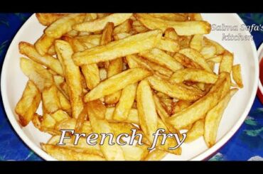 French Fry recipe # ফ্রেন্স ফ্রাই রেসিপি # How to make at home french fry # আলু ভাজা রেসিপি # R 69#