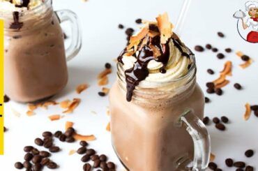 Starbucks frappuccino recipe/ mocha frappuccino/ homemade frappuccino