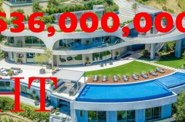 Beverly Hills $36M Los Angeles Mansion Tour With James Bond Driveway | On The Market | House Tours